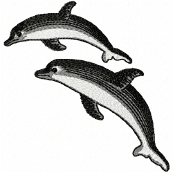 Fishes Embroidery Design 12